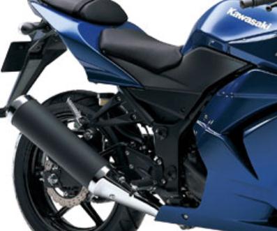Kawasaki New Ninja 250R: Exhaust Pipe of New Ninja 250R