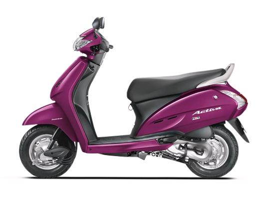 Honda activa wild purple metallic colour #5