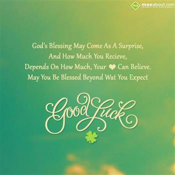 Good Luck