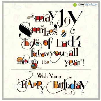 Happy Birthday Greetings