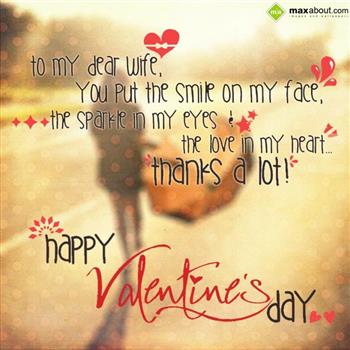 Valentine for Wife SMS, Valentine for Wife Status Messages valentine messages for wife