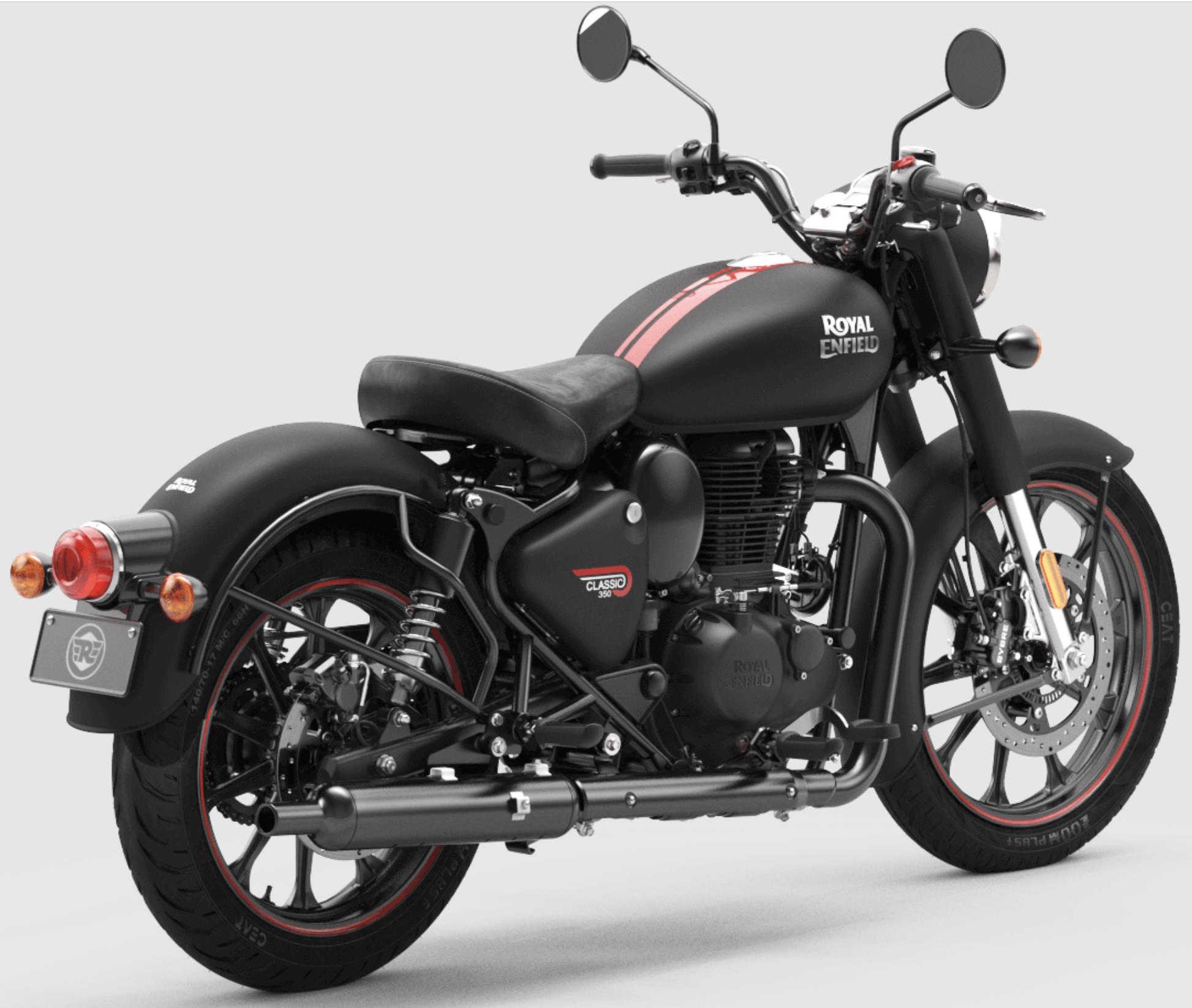 royal enfield new model matte black