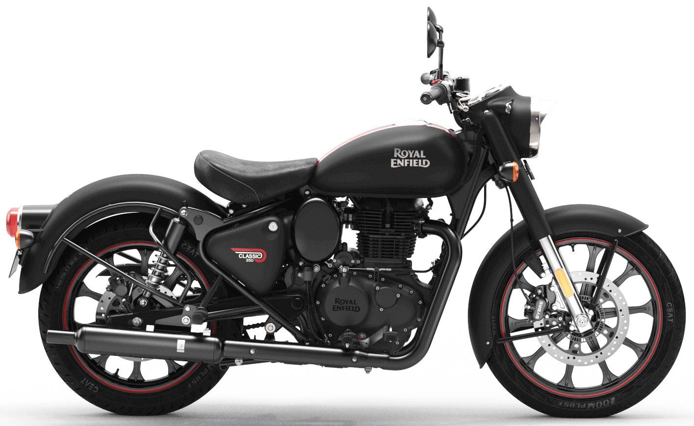 royal enfield matte black 350 classic