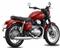 Jawa 42 Comet Red Rear 3-Quarter View Jawa 42 Comet Red Rear 3-Quarter View