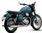 Jawa 42 Starlight Blue Rear 3-Quarter View Jawa 42 Starlight Blue Rear 3-Quarter View