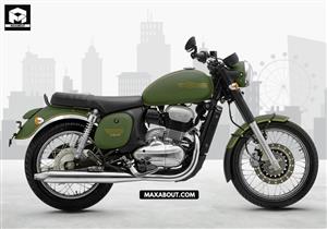 New Jawa 42 Galactic Green Price in India