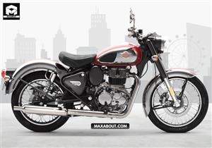 New RE Classic 350 Chrome Red Price in India
