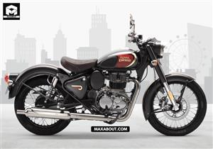 New RE Classic 350 Halcyon Black Price in India