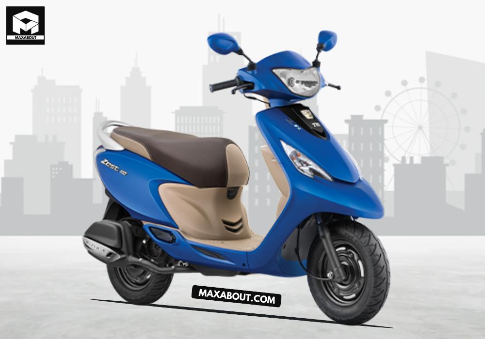 tvs zest 110 on road price