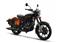 Royal Enfield Classic 350 Orange Ember Front 3-Quarter View