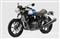 Royal Enfield Continental GT 650 Slipstream Blue Front 3-Quarter View Royal Enfield Continental GT 650 Slipstream Blue Front 3-Quarter View