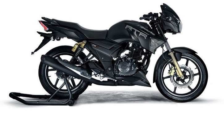 17 Tvs Apache Rtr 180 Matte Black Price Specs Mileage In India