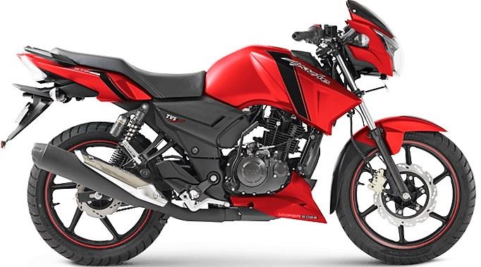 2020 Tvs Apache Rtr 160 Matte Red Rear Disc Price Specs Images