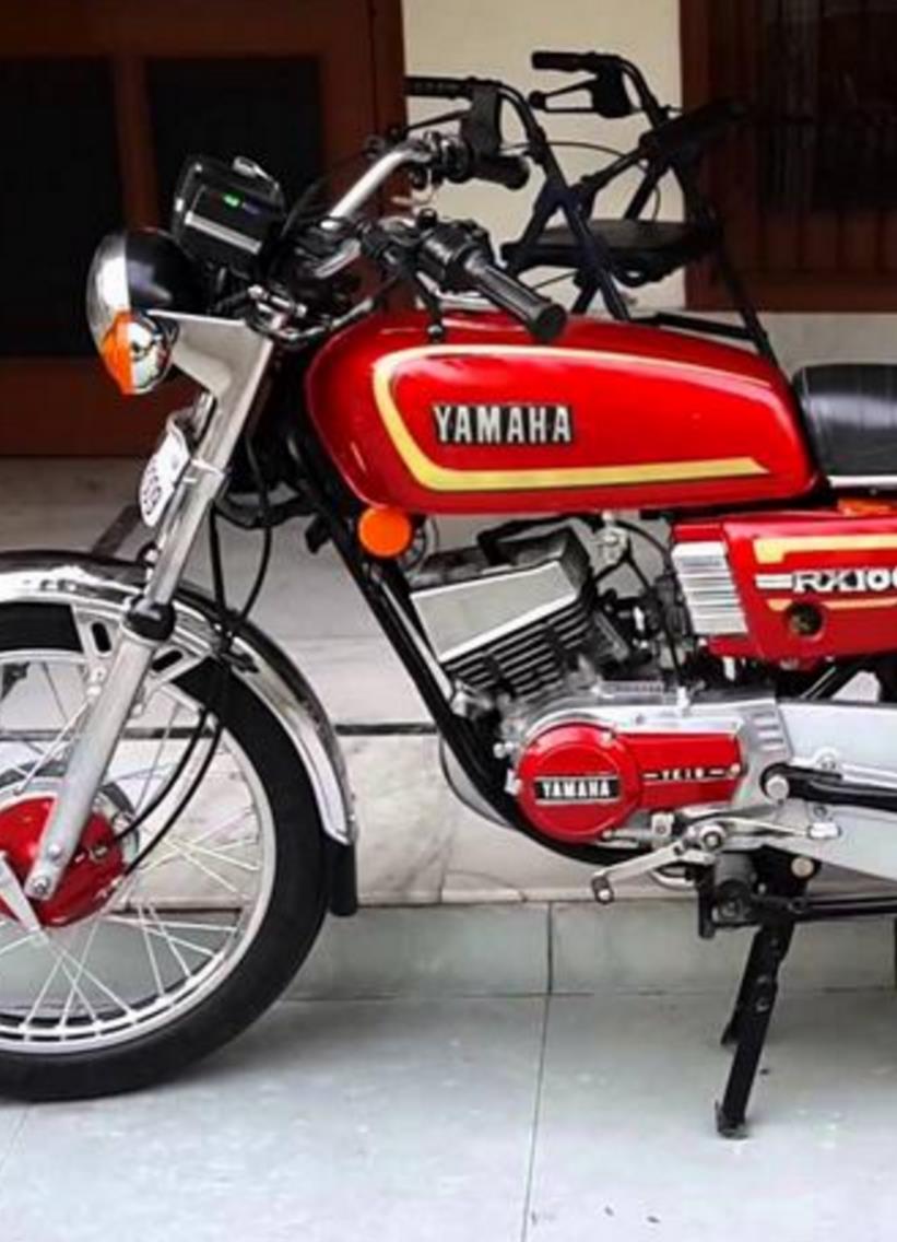 Colour Yamaha Rx 100 Modified Bikes In Kerala