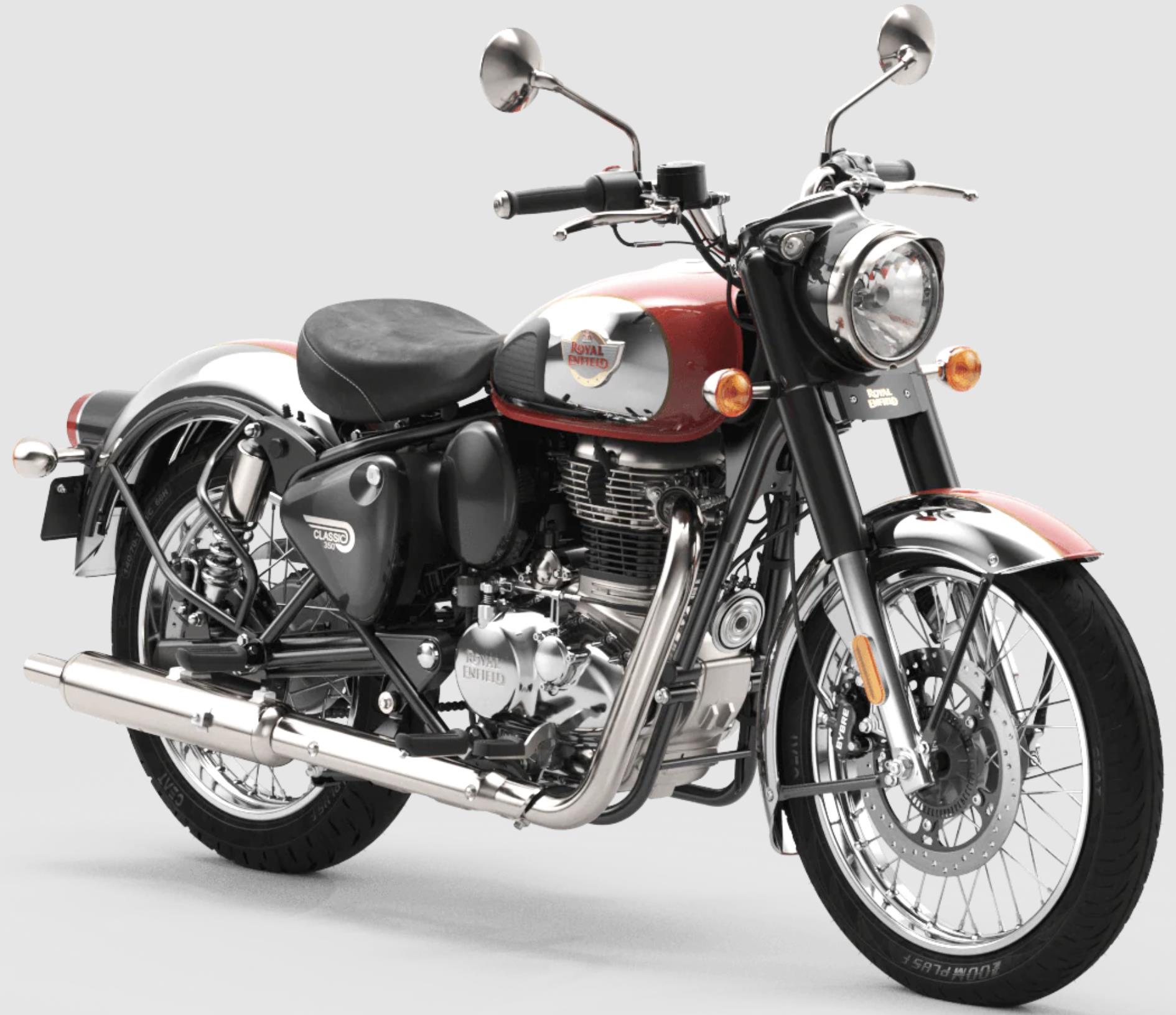 Royal Enfield Classic 350 Chrome Red Specs and Price in India