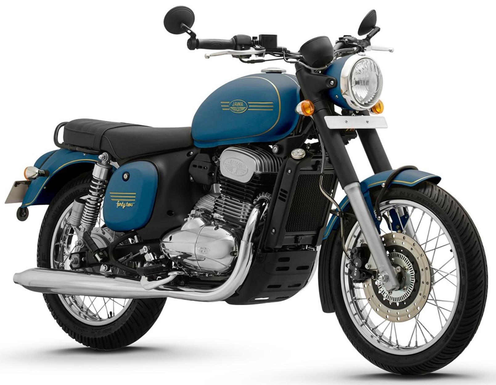 Jawa 42 Starlight Blue Price Specs Top Speed Mileage In India