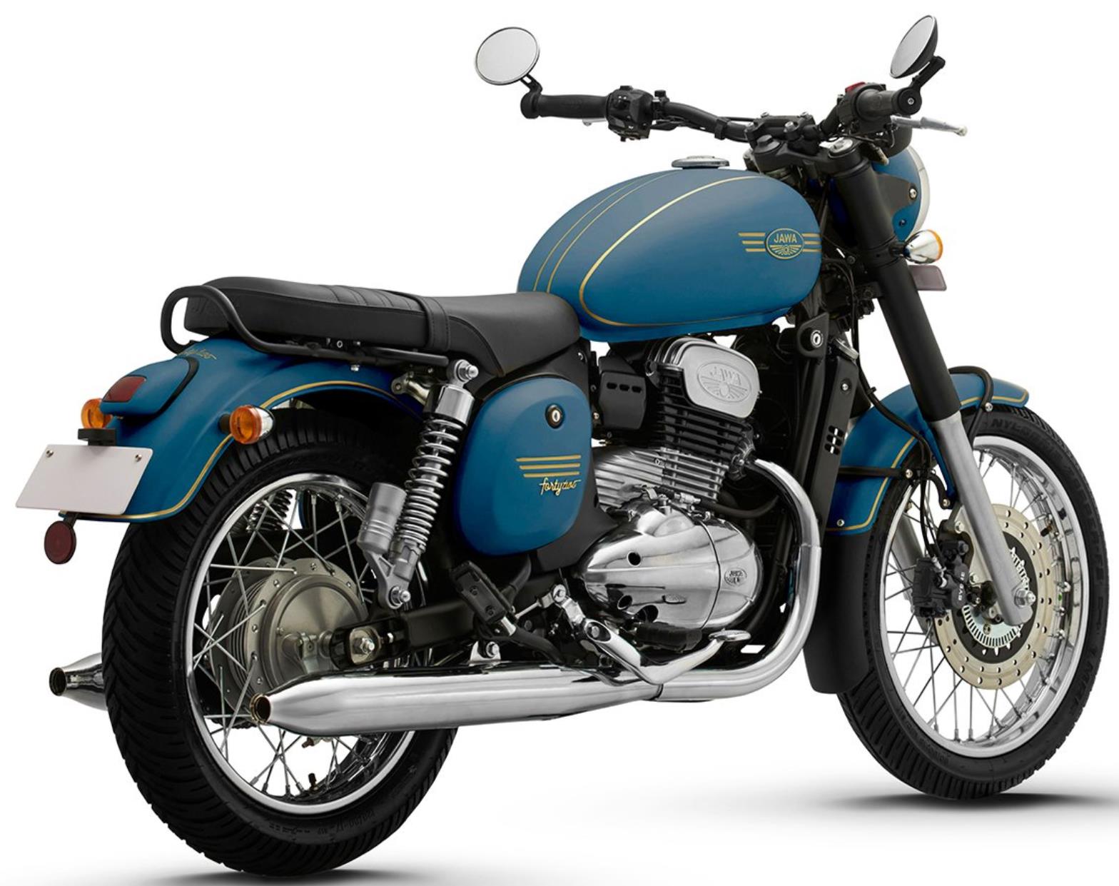 Jawa 42 Starlight Blue Price Specs Top Speed Mileage In India