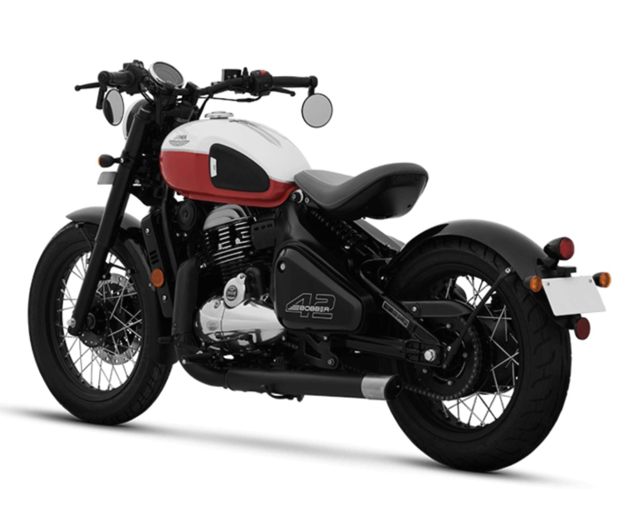 Jawa 42 Bobber Jasper Red Price, Specs, Top Speed & Mileage in India