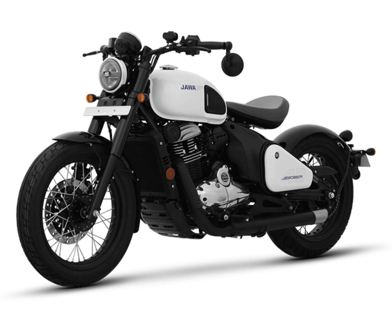 Jawa 42 Bobber Moonstone White Price, Specs, Top Speed & Mileage in India