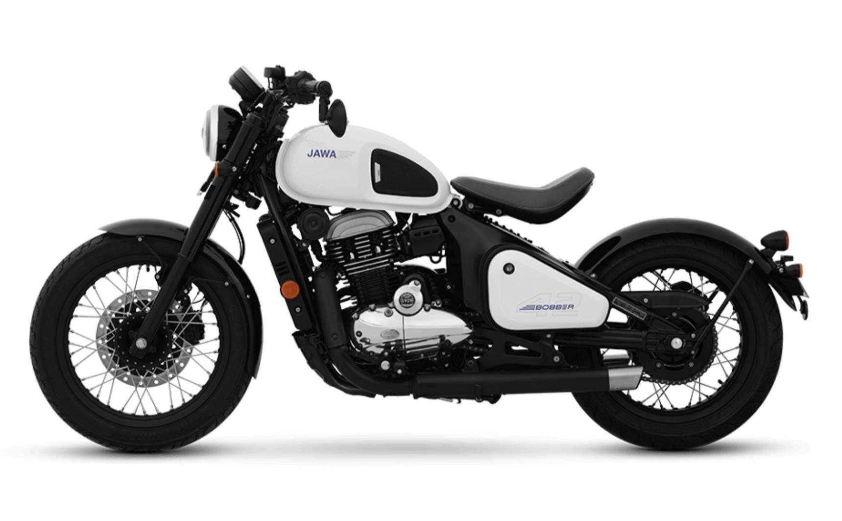 Jawa 42 Bobber Moonstone White Price, Specs, Top Speed & Mileage in India