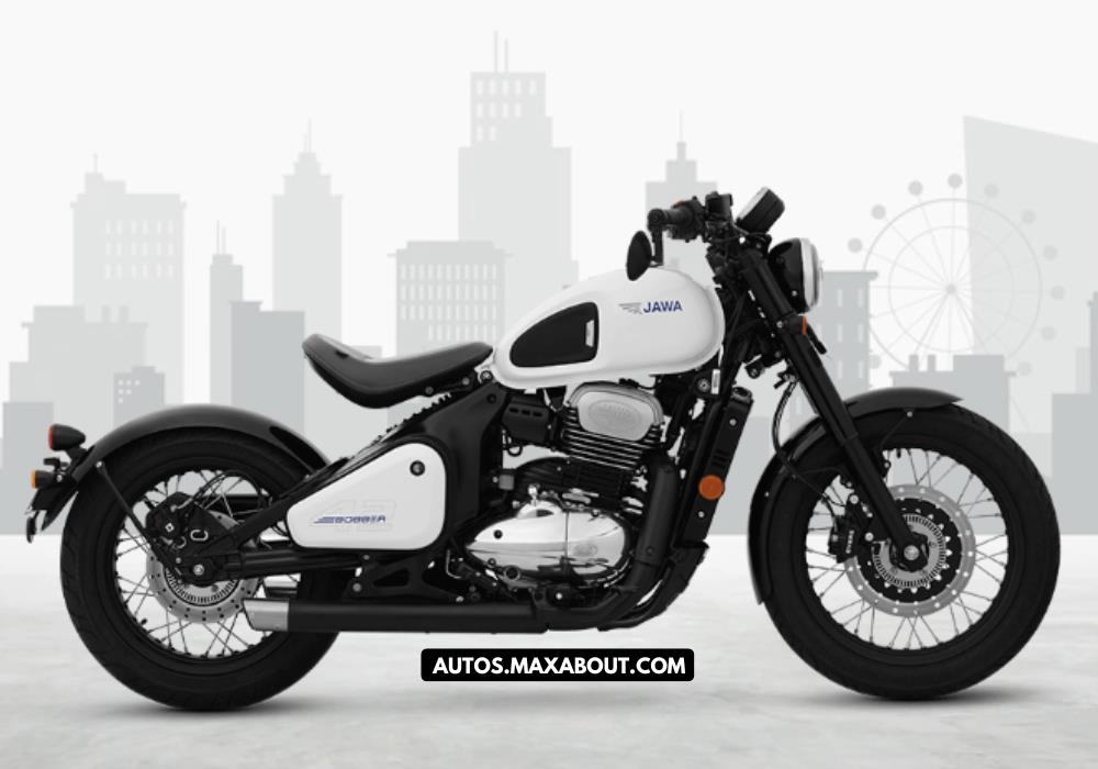 Jawa 42 Bobber Moonstone White Price, Specs, Top Speed & Mileage in India