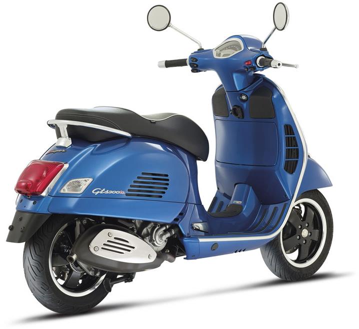 Vespa мотороллер сзади