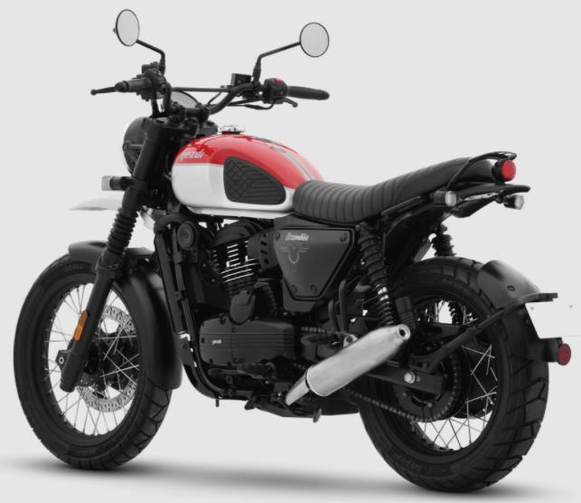 Yezdi Scrambler Dual Tone Price, Specs, Top Speed & Mileage in India