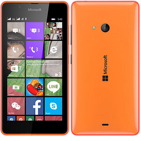 Microsoft Lumia 540 Dual SIM Features, Specifications, Details