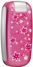 ALCATEL ONE TOUCH OT-E227 Pink Floral (Orange Network) Flip Fold Mobile  Phone £14.99 - PicClick UK