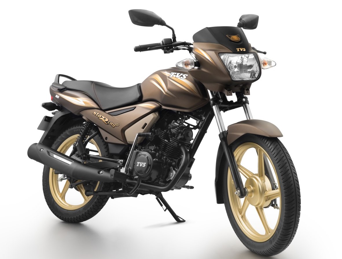 TVS Star City Plus Chocolate Gold Edition Launched at INR 49,234