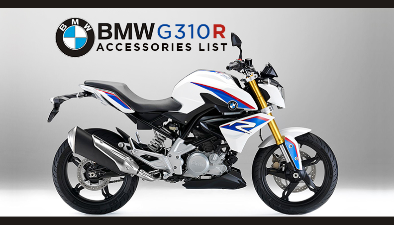 Complete List of Accessories for BMW G310R