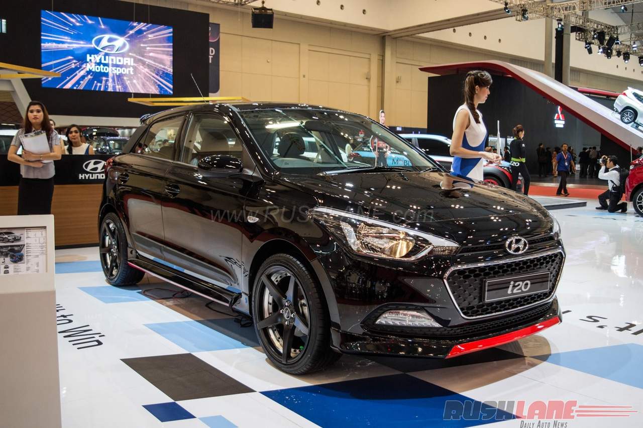 Indonesian Spec Black Themed Hyundai i20 Showcased @ 2016 GIIAS