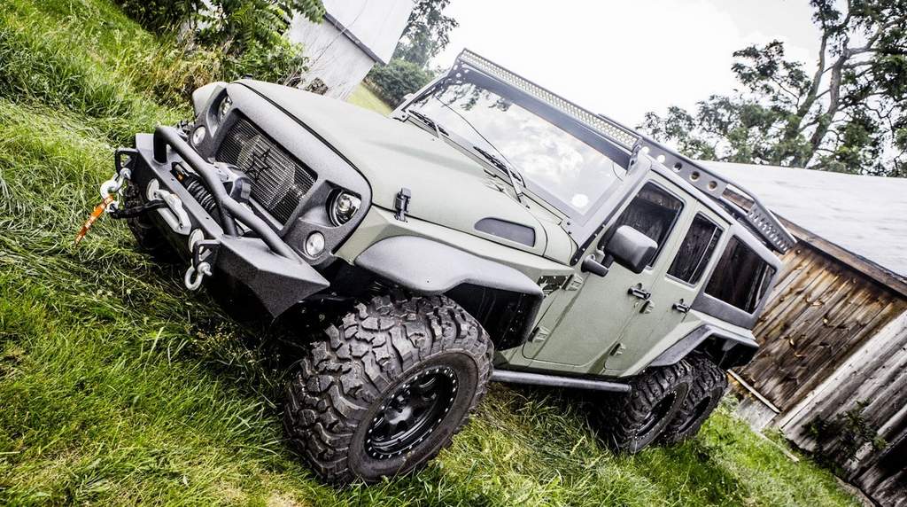 This Jeep Wrangler 6x6 Custom from China is Truly Insane!