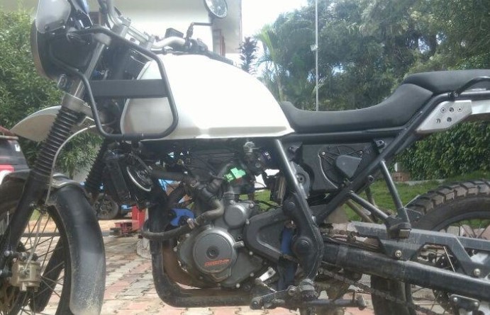 This Royal Enfield Himalayan is Powered by KTM 390 Duke's Engine