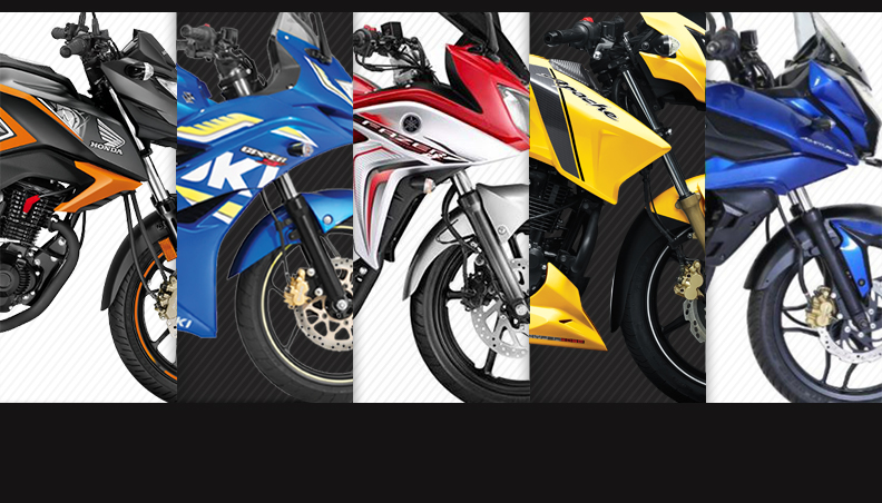 Top 5 Bikes in 150cc Segment under Rs 1 lakh