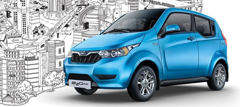 Mahindra E2O Plus launched in India at INR 5.46 lakh