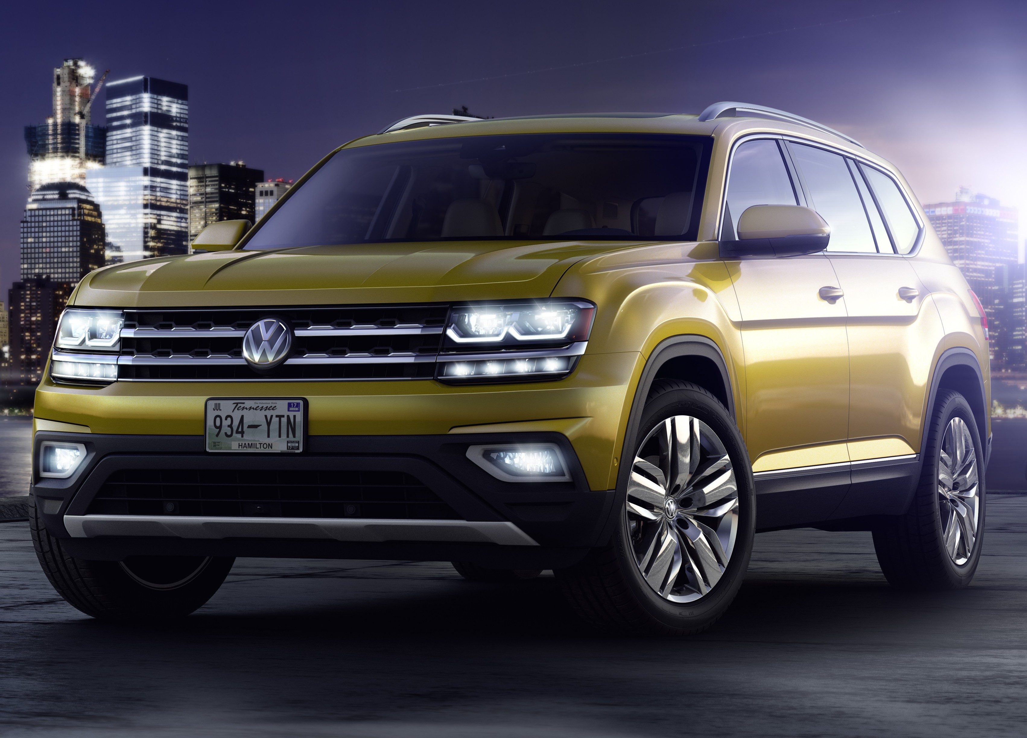 Volkswagen Atlas 7-seat SUV Officially Unveiled