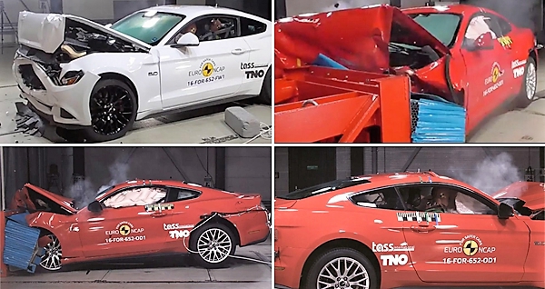 Ford Mustang scores only 2 stars in Euro NCAP crash safety tests