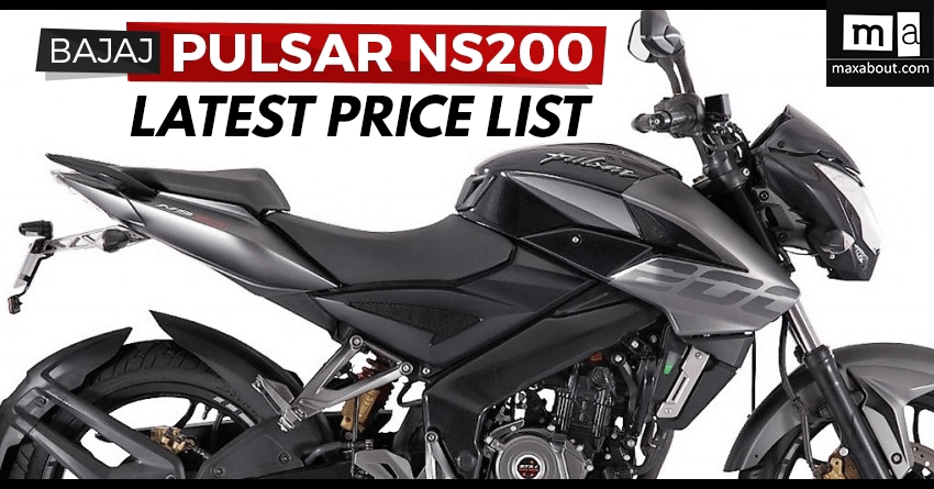 Bajaj Pulsar NS200 State-Wise Price List in India
