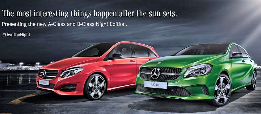Mercedes A-Class & B-Class Night Edition Launched in India