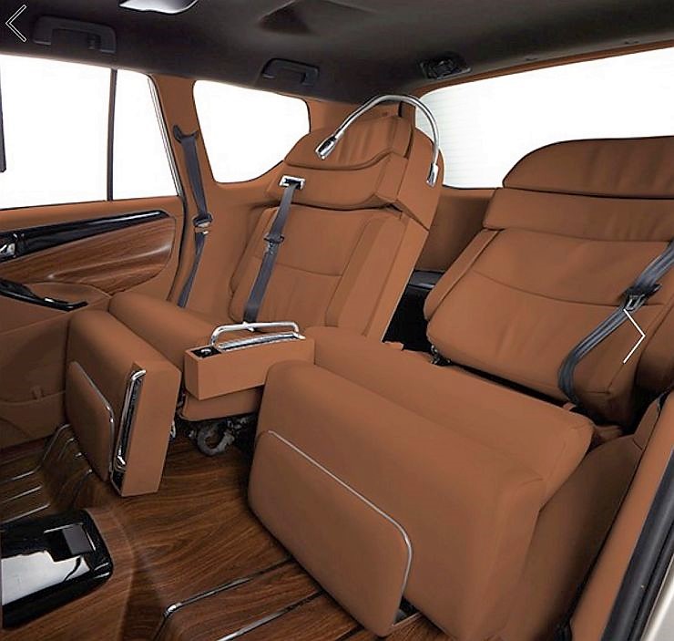 Toyota Innova Crysta with Airplane Style Captain Seats