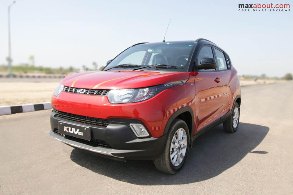 2017 Mahindra KUV100 Dual-Tone Edition - Detailed Pictorial Review - left