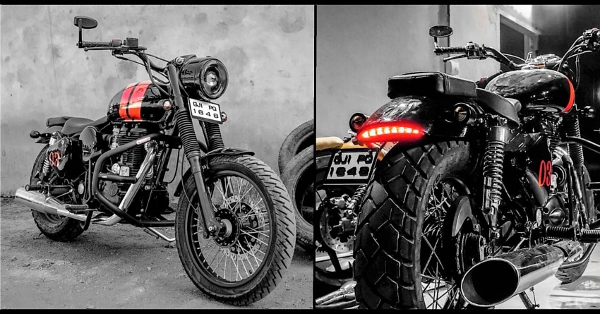 Flawlessly Modified Royal Enfield Classic 350 by Grid7 Customs