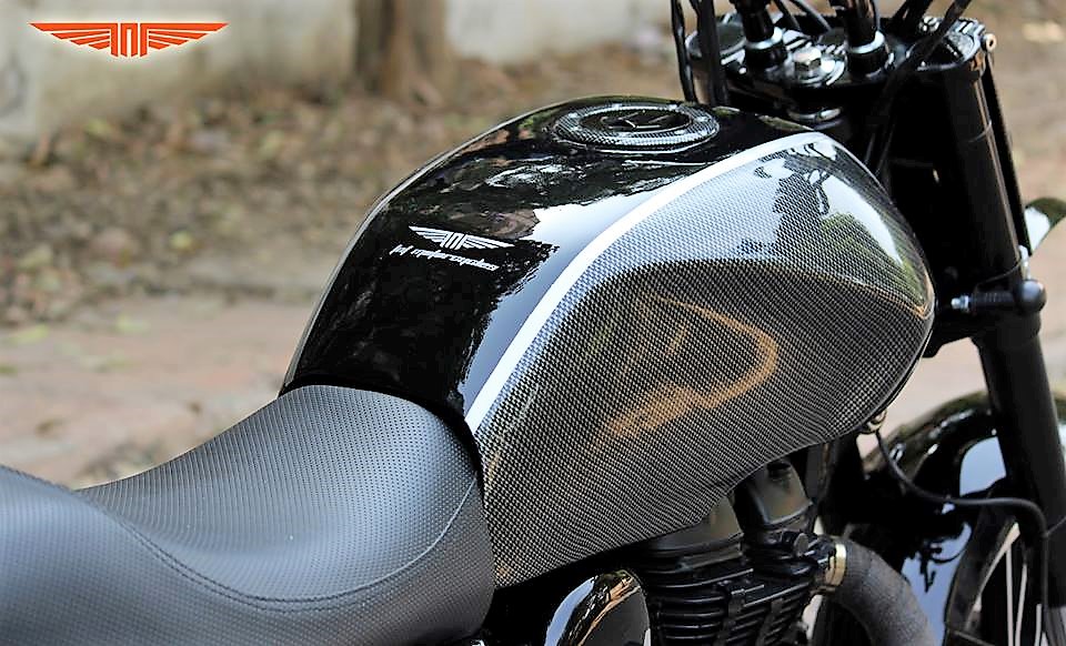Meet 29HP Storm Shadow 535 - Based on the Royal Enfield Classic Motorcycle - front