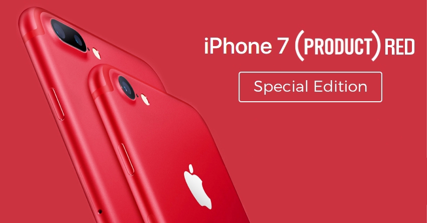 Apple iPhone 7 (Product) Red Special Edition Launched @ INR 70,000