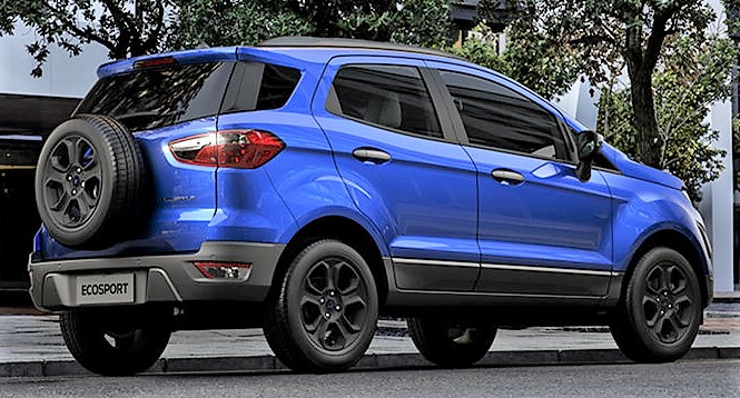 2018 Ford EcoSport Rear 3-Quarter