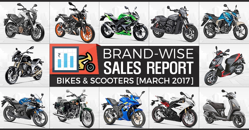 Brand-Wise Sales Report of Bikes & Scooters [March 2017]