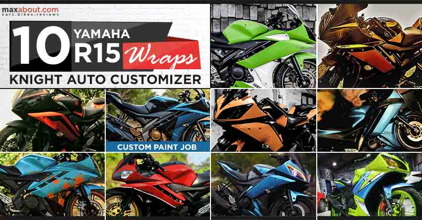 10 Extraordinary Yamaha R15 Wraps by Knight Auto Customizer (Chennai)