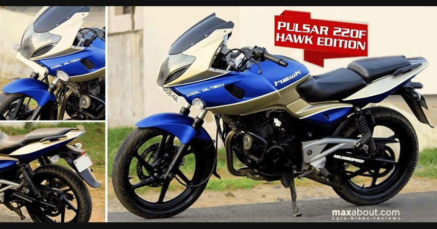 Bajaj Pulsar 220F Hawk Edition by SV Stickers (Chennai)