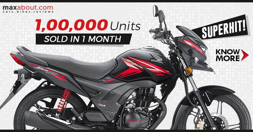 1 Lakh Units of Honda CB Shine Sold in 1 Month